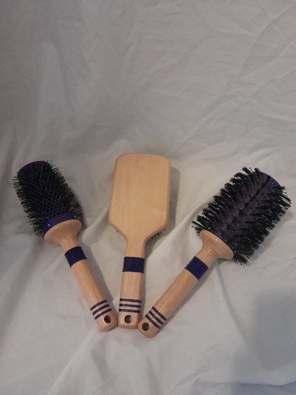John Frieda 3-Pc Pro Hair Brush Set - Boar Bristle & Paddle - New Unused Bundle - Picture 7 of 7